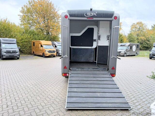Remorque de transport de chevaux  STX 3,5T  2 Pferd   Pferdeanh. Wohn. Dusche, WC
