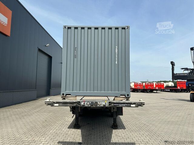 Kovček Van Hool 20FT/30FT ADR CHASSIS + new (ONE-WAY) 20FT DV 8...