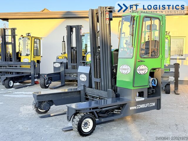 Keturs kryptimis krautuvas Combilift C4000 GAS TRIPLEX 5550 FREE LIFT CABIN