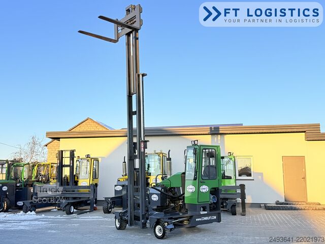 Keturs kryptimis krautuvas Combilift C4000 GAS TRIPLEX 5550 FREE LIFT CABIN