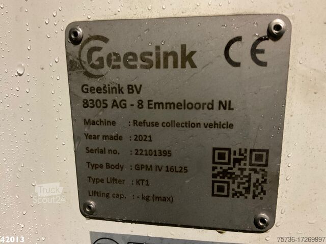 Όχημα συλλογής απορριμμάτων DAF FAN CF 340 Hiab 23 ton/meter laadkraan