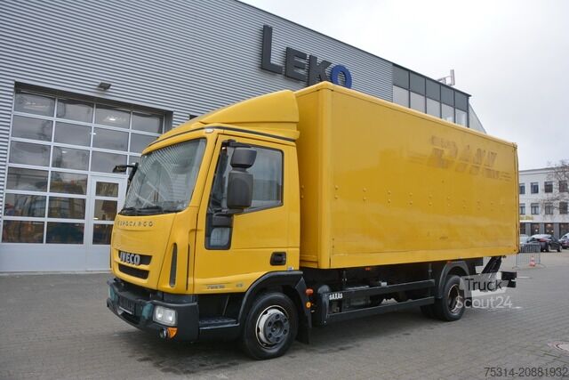 Dubă cu caroserie tip cutie iveco ML 75E16/P Klima/ LBW/ Retarder/ Tempomat LBW BÄR 1500kg