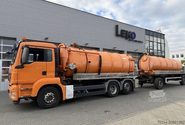 Vakuuma autocisterna man TGX 26.360 6X2 Saugwagen 13.000l KONPLETZUG