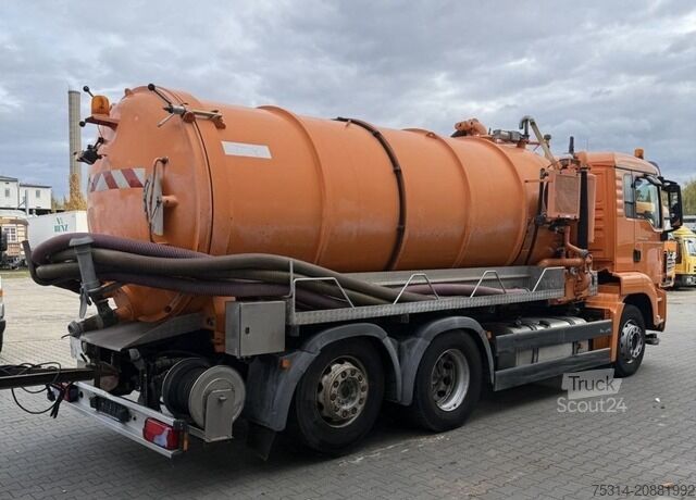 Vakuuma autocisterna man TGX 26.360 6X2 Saugwagen 13.000l KONPLETZUG