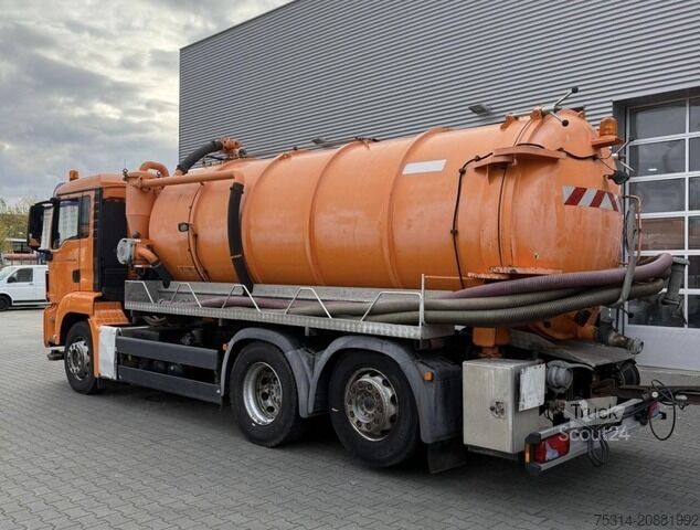 Vakuuma autocisterna man TGX 26.360 6X2 Saugwagen 13.000l KONPLETZUG