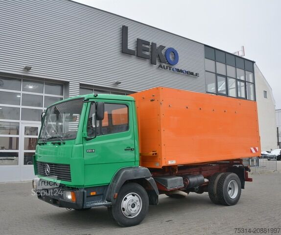 Kravas mikroautobuss ar pašizgāzēju mercedes-benz 814d Dreiseitenkipper