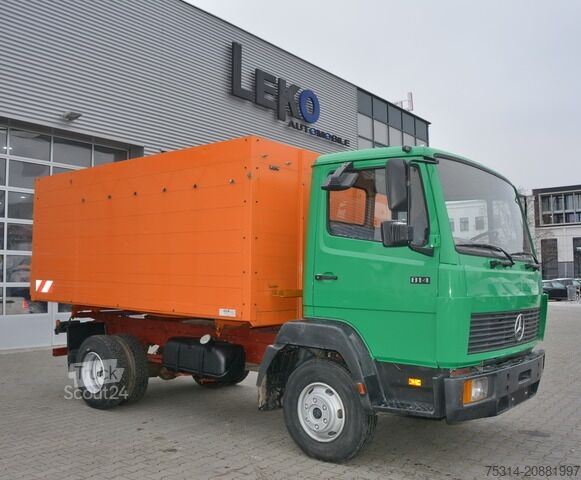 Kravas mikroautobuss ar pašizgāzēju mercedes-benz 814d Dreiseitenkipper