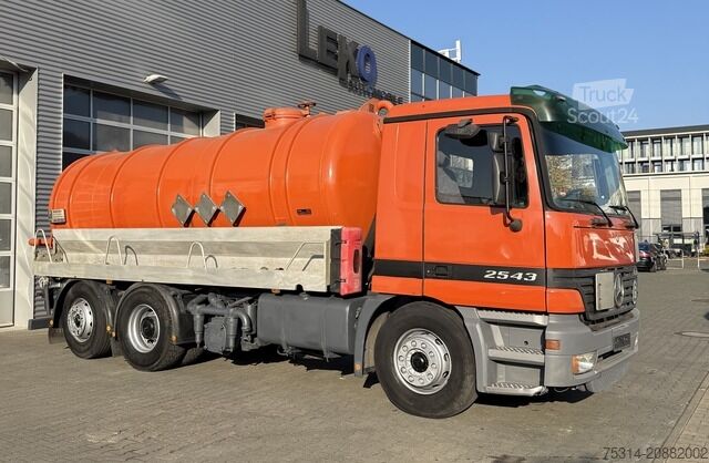 Vakuuma autocisterna mercedes-benz Actros 2543 6X2 14.000l