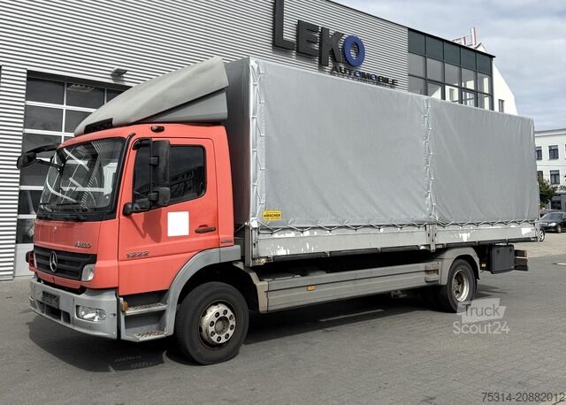 Platformas kravas automašīna ar tentu mercedes-benz Atego 1222 L Automatik/Klima/AHK