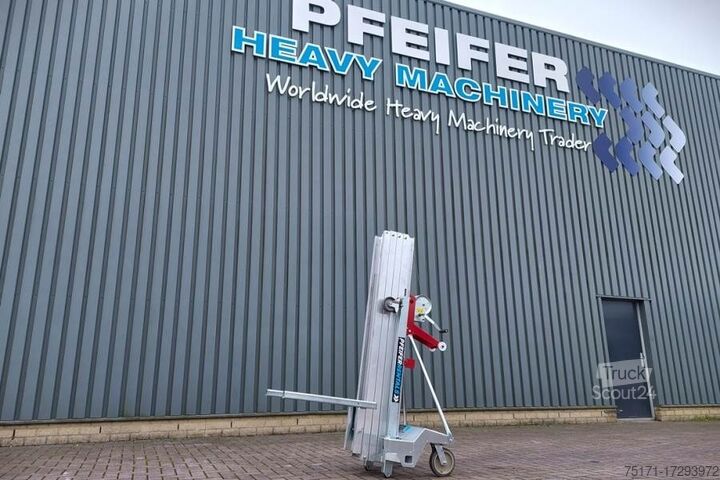 Plataforma de trabajo telescópica articulada AlpLift Large 620 Material Lift, Valid inspection,