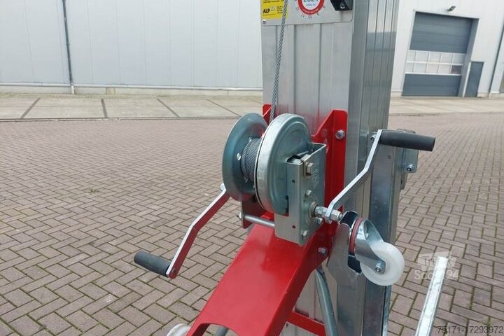 Plataforma de trabajo telescópica articulada AlpLift Large 620 Material Lift, Valid inspection,