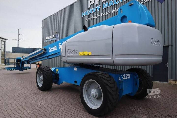 Teleskopbühne Genie S125 Diesel, 4x4x4 Drive, 40.1m Working Height, 24