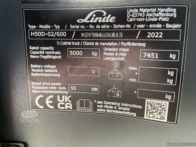 Dieseltruckar Linde H50D EVO