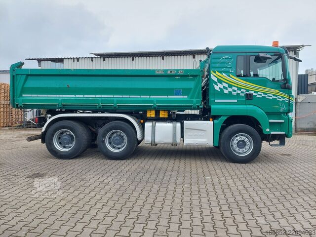 3 yönlü damper MAN TGS 26.460 Meiler Dreiseitenkipper Bordmatik Eu...