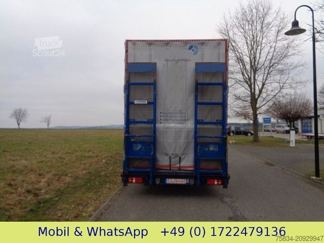 Prikolica z nizko platformo BLOMENRÖHR TIEFLADER mit Schiebeplane