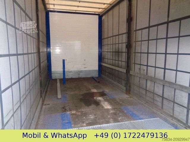 Prikolica z nizko platformo BLOMENRÖHR TIEFLADER mit Schiebeplane