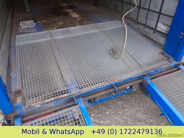 Prikolica z nizko platformo BLOMENRÖHR TIEFLADER mit Schiebeplane