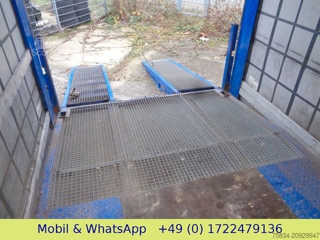 Prikolica z nizko platformo BLOMENRÖHR TIEFLADER mit Schiebeplane