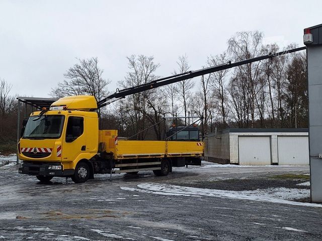 Fourgon pick-up RENAULT MIDLUM 220 DXI HIAB KRAN TÜV 07 / 2026
