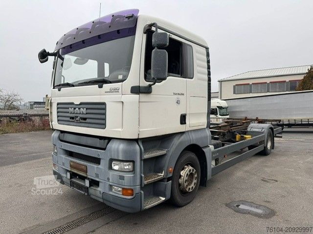 Değiştirilebilir kasalı kamyon MAN 18.350 TGA BDF L-Haus 5-Sitzer 261TKM