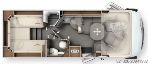 Integroitu matkailuauto Carthago chic c-line I 4.9 LE MB*Automatik*4,5to.*170PS
