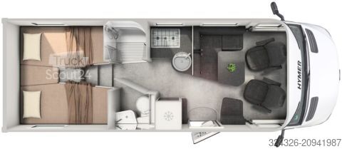 Caravana semiintegrada Hymer/Eriba B-Klasse MC T 680 MB Premium
