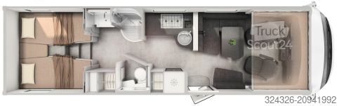 Integrovaný obytný vůz Hymer/Eriba B-Klasse ML I 880 BlackLine Arktis Paket