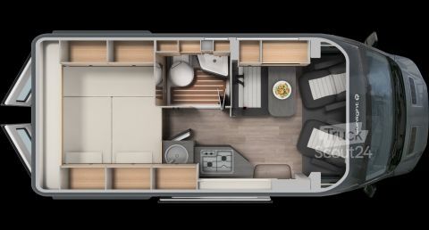 Avtodom Sunlight Camper Van Cliff 590 4x4 Green Trek Dieselheizung