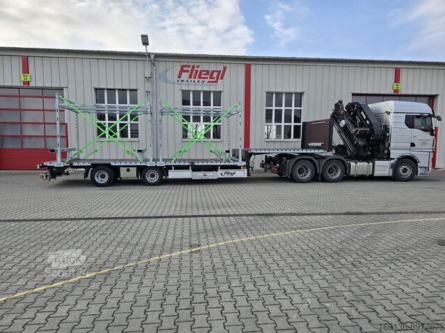 Pianale aperto Fliegl SZS 280 Jumbo Plateau