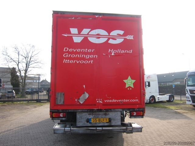 Camion plateau avec bâche DAF CF 230 19T Schiebeplane LBW Portalturen