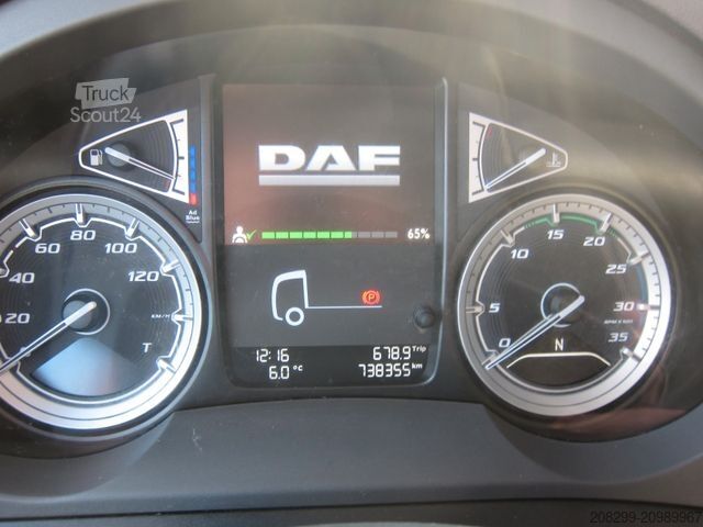 Camion plateau avec bâche DAF CF 230 19T Schiebeplane LBW Portalturen