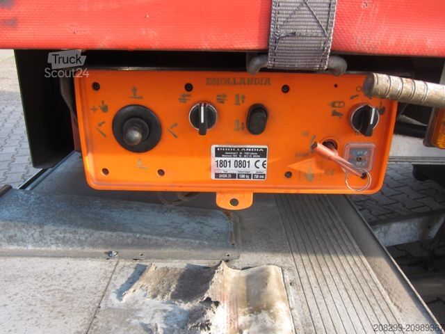 Camion plateau avec bâche DAF CF 230 19T Schiebeplane LBW Portalturen