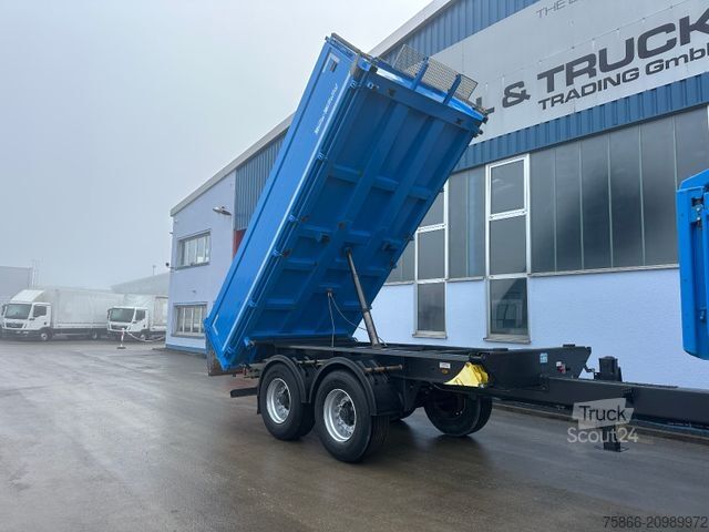 Remorque benne trilibérale MÜLLER-MITTELTAL TA-2 Tandem 3 Seiten Kipper Alu Bordwände