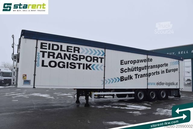 Oplegger met walking floor KNAPEN 10mm 92m³ BPW-Achsen Funk. Verzinkt Liftachse