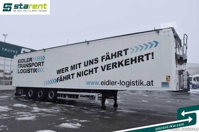 Oplegger met walking floor KNAPEN 10mm 92m³ BPW-Achsen Funk. Verzinkt Liftachse