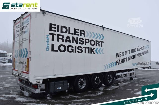 Oplegger met walking floor KNAPEN 10mm 92m³ BPW-Achsen Funk. Verzinkt Liftachse