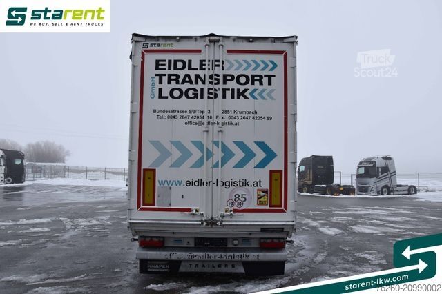 Oplegger met walking floor KNAPEN 10mm 92m³ BPW-Achsen Funk. Verzinkt Liftachse