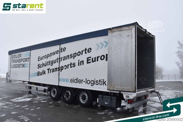 Oplegger met walking floor KNAPEN 10mm 92m³ BPW-Achsen Funk. Verzinkt Liftachse