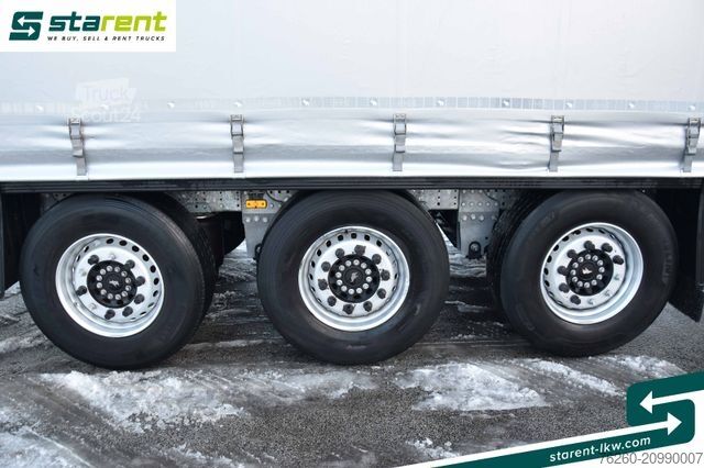 Открытый полуприцеп с тентом SCHMITZ CARGOBULL NEUE Plane, XL Zertifikat, Multilook, Alu Latten