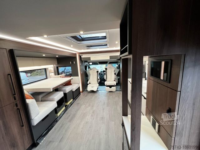Kreaturvogn MERCEDES-BENZ ACTROS 2651 MOTOHOME 3 Pop-Out Vollausstattung
