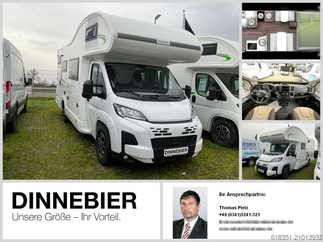 Alkoof camper FORSTER A 699 VB, Maxi 4,25 t, 140 PS, 5 Sitzplätze
