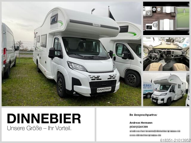 Alkoof camper FORSTER A 699 VB 140 PS, 5 Sitz- und Schlafplätze