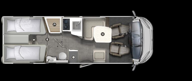 Integrerad husbil EURA MOBIL INTEGRA LINE IL 720 EB, Automatik, 180 PS, 4,4 t