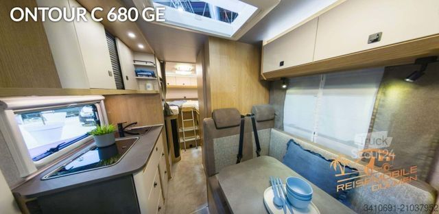 Camping-car semi-intégré HOBBY OnTour C 680 GE verfügbar ab 02.2026!