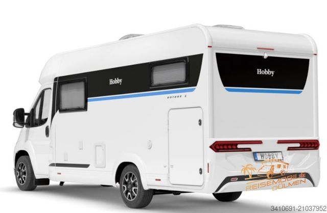 Half-integraal camper HOBBY OnTour C 680 GE Auto. PIONEER 9 Markise 16