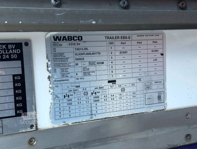 Tracteur routier standard DAF XF 430 SSC TRS GENSET 628.000 KM + THEO MULDER B