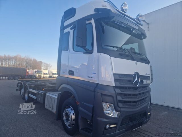 Wissellaadbak vrachtwagen MERCEDES-BENZ 2540 L Actros 6x2 Fahrschule 5-Sitzer Liftachse