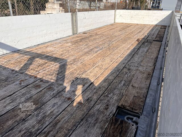 Rimorchio aperto Humbaur HBTZ 137224  14,4 t Tandem- Pritschenanhänger- Tieflader