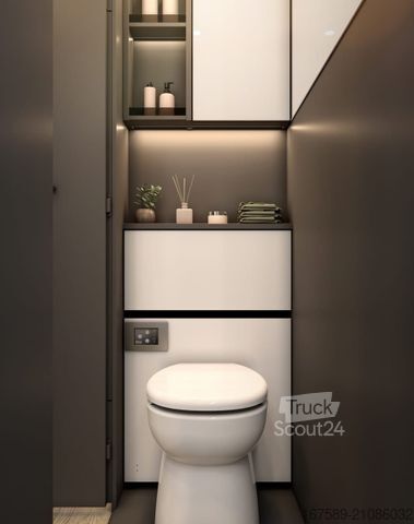 Integriertes Wohnmobil NIESMANN+BISCHOFF Arto 84, Gas-/Festtank,Sat,Autark,Eifelgrau,AHK