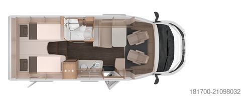 Ημιενσωματωμένο αυτοκινούμενο τροχόσπιτο Knaus L!VE TI 650 MEG Platinum Selection *2025*Fahrradträger*RFK*TV*